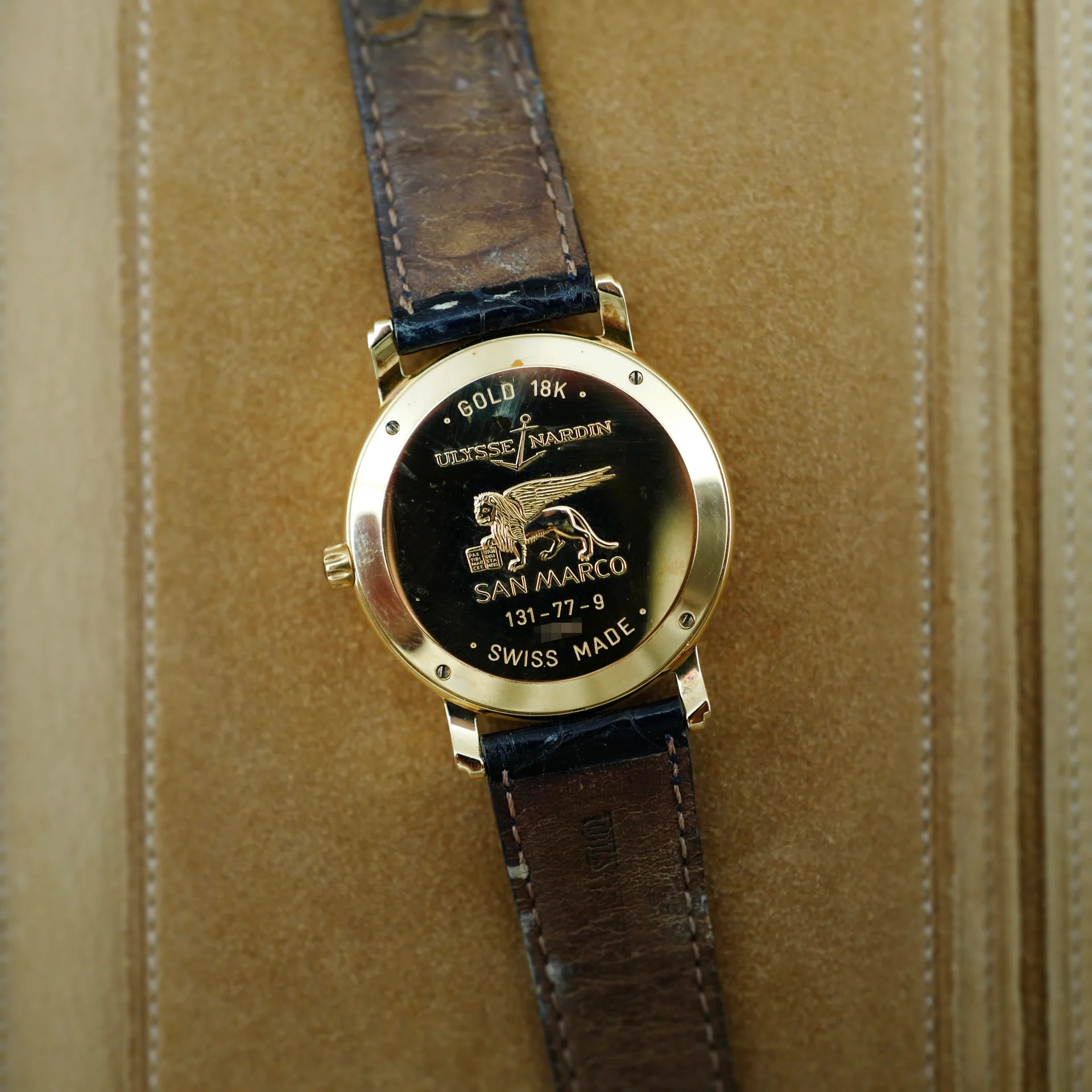 Ulysse Nardin Yellow Gold San Marco Ref. 131-77-9 USS Constitution